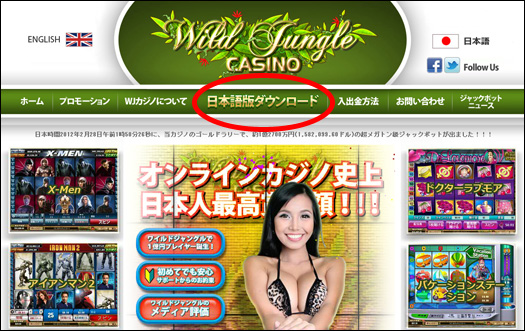 ワイルドジャングルカジノ公式サイト